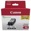 Canon PGI-570XL Pigment black ink (2) with alarm