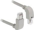 De-lock Delock Network cable RJ45 Cat.6A S/FTP upwards / downwards angled 1 m