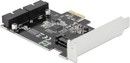 De-lock PCI Express Card to 2 x internal USB 3.0 Pin Header