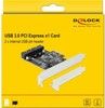 De-lock PCI Express Card to 2 x internal USB 3.0 Pin Header