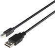 DELTACO USB2.0 cable Typ A - Typ B 3m, black