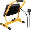 Goobay LED work light with stand, 50 W, black-yellow, 1.5 m, Standing