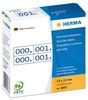 Herma etikett siffer 0-999 dubbel 10x22 bl (2x1000)