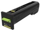 Lexmark CX820 toner yellow 17k (return)