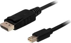 De-lock Delock Cable Mini Displayport 1.2 male > Displayport male 4K 60 Hz 5.0