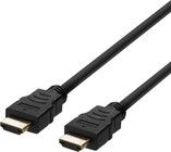 DELTACO ULTRA High Speed HDMI-kabel, 48Gbps, 1m, svart