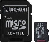 Kingston 64GB microSDXC Industrial C10 A1 pSLC Card + SD Adapter