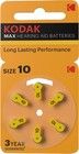 Kodak hearing aid P10 battery (6 pack)