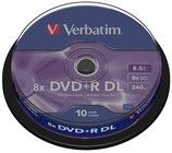 Verbatim DVD+R 8x Double Layer spindle matt (10)