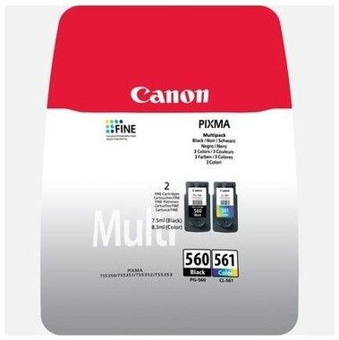 Canon CRG PG-560/CL-561 MULTI Black & Colour Cartridges blistered