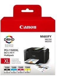 Canon PGI-1500XL BK/C/M/Y ink cart. value pack blister