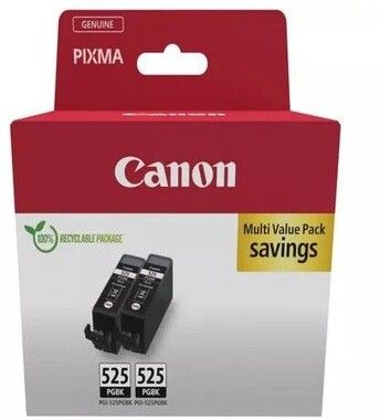 Canon PGI-525 black ink tank twin-pack