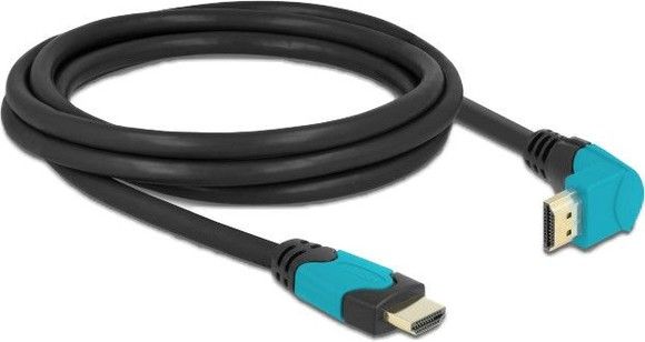 De-lock Delock High Speed HDMI cable male-male 90 down 48 Gbps 8K 60 Hz 2 m