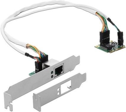 De-lock Delock Mini PCIe I/O PCIe half size 1 x Gigabit LAN Low Profile