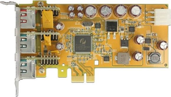 De-lock PoweredUSB PCI Express Card > 1 x 24 V + 2 x 12 V