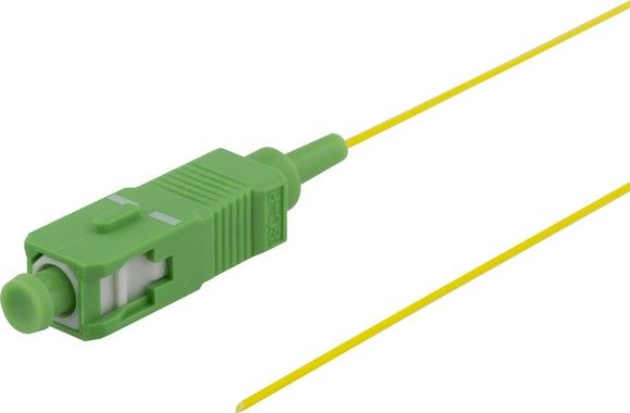 DELTACO OS2 fibersvans, SC, simplex, APC, 9/125, 1,5m