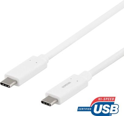 Deltaco USBC 3.1 GEN2 10Gbps/3A/E-marker 0,5m