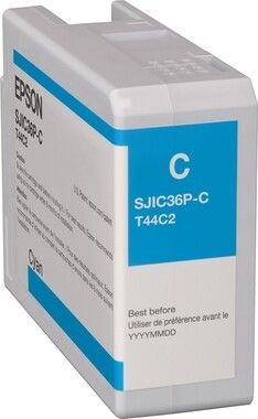 Epson Ink cartridge for ColorWorks C6500/C6000, Cyan