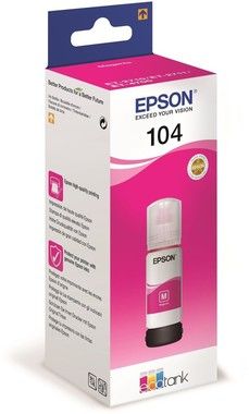 Epson T104 Magenta EcoTank ink