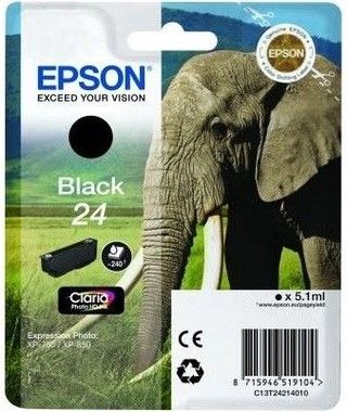 Epson T2421 Black Ink Cartridge w/alarm