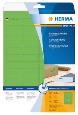 Herma etikett Special 45,7x21,2 grn (960)