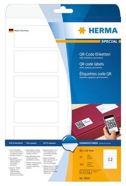 Herma etikett Special QR-kod 80x40 (300)