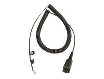 Jabra QD Cord to RJ10, coiled, 0,5-2 m, standard-allocation