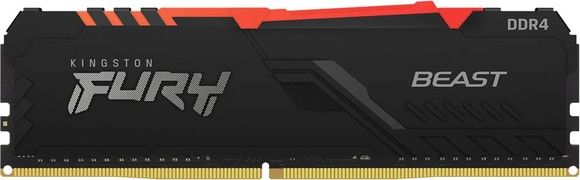 Kingston 32GB 2666MHz DDR4 CL16 DIMM (Kit of 2) FURY Beast RGB