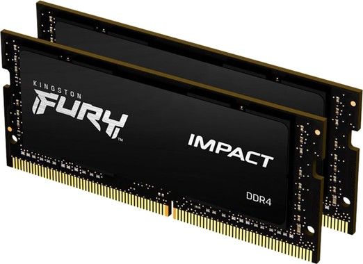 Kingston 64GB 2666MHz DDR4 CL16 SODIMM (Kit of 2) FURY Impact