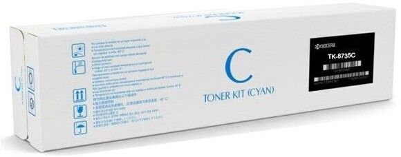 Kyocera TK-8735C 7053ci/8053ci Cyan Toner 40k