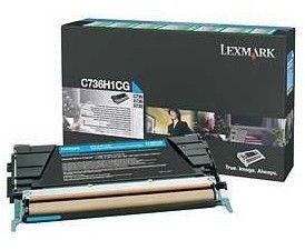 Lexmark C736 toner cyan (prebate) 10K