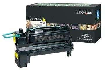 Lexmark C792/ X792 toner Yellow 6K (return)