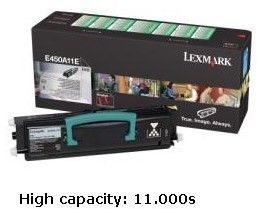 Lexmark E450dn toner HC (return)  11K