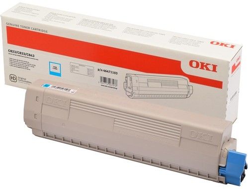 OKI C823/833/843 toner cyan 7K