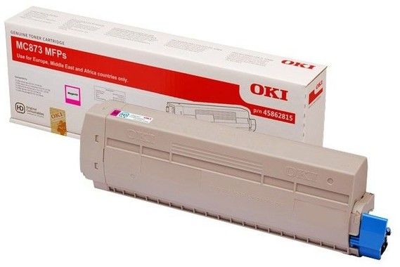 OKI MC873 magenta toner 10K